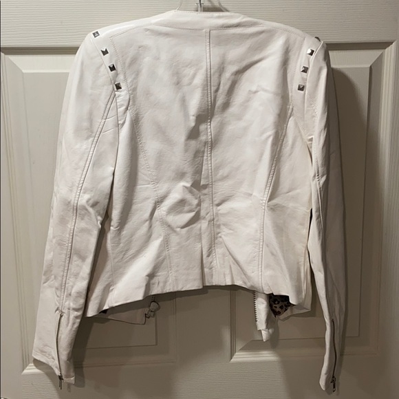 Forever 21 Faux Leather Jacket (White) - Picture 2 of 2